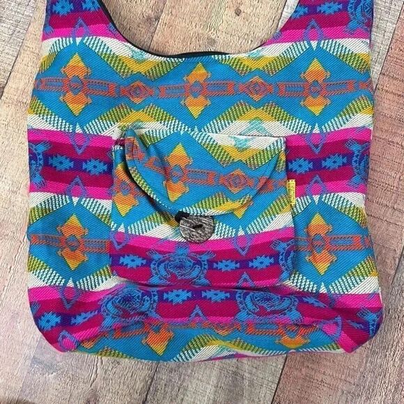 Rukuray Tribal Aztec Boho Crossbody Bag - Picture 5 of 9